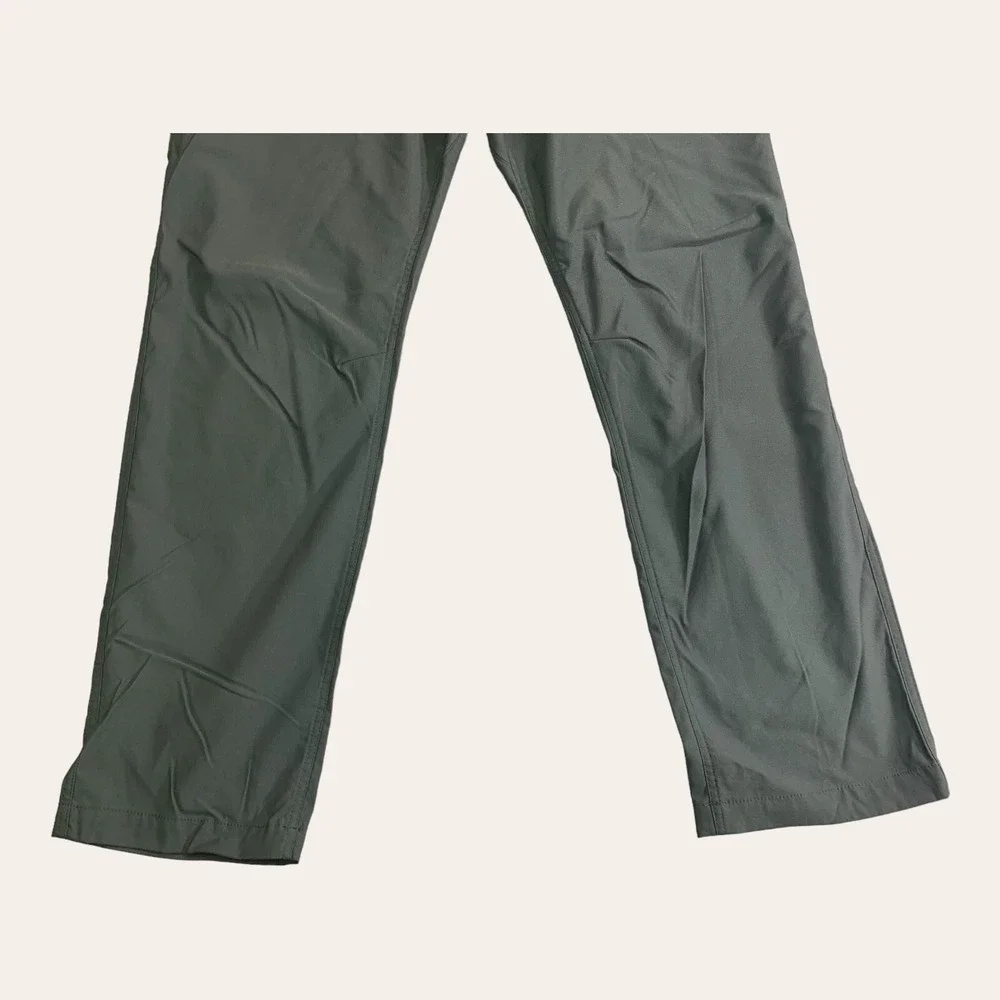 Prana Pants Mens 38x30 Alameda Slim Straight Stretch 50+ UPF Iron‎ Gray